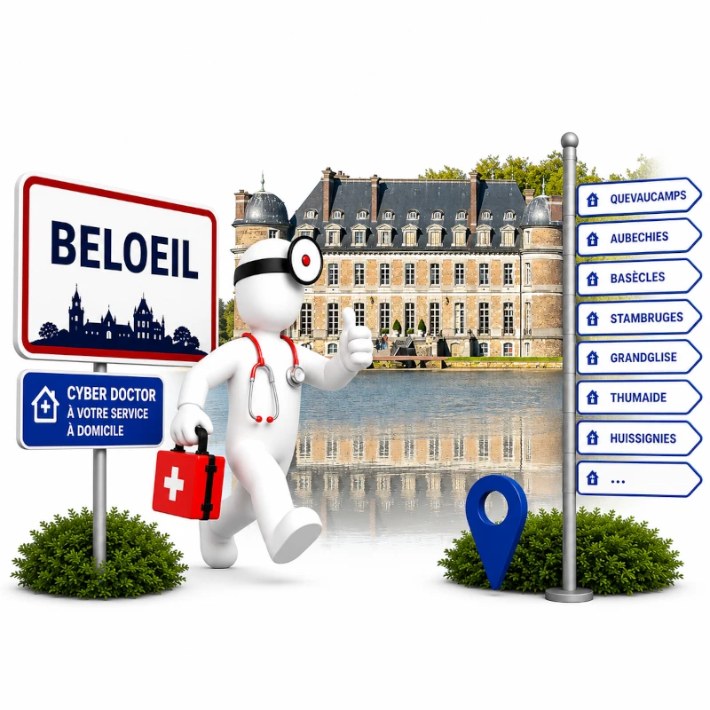 Dépannage informatique à domicile à Beloeil - CyberDoctor