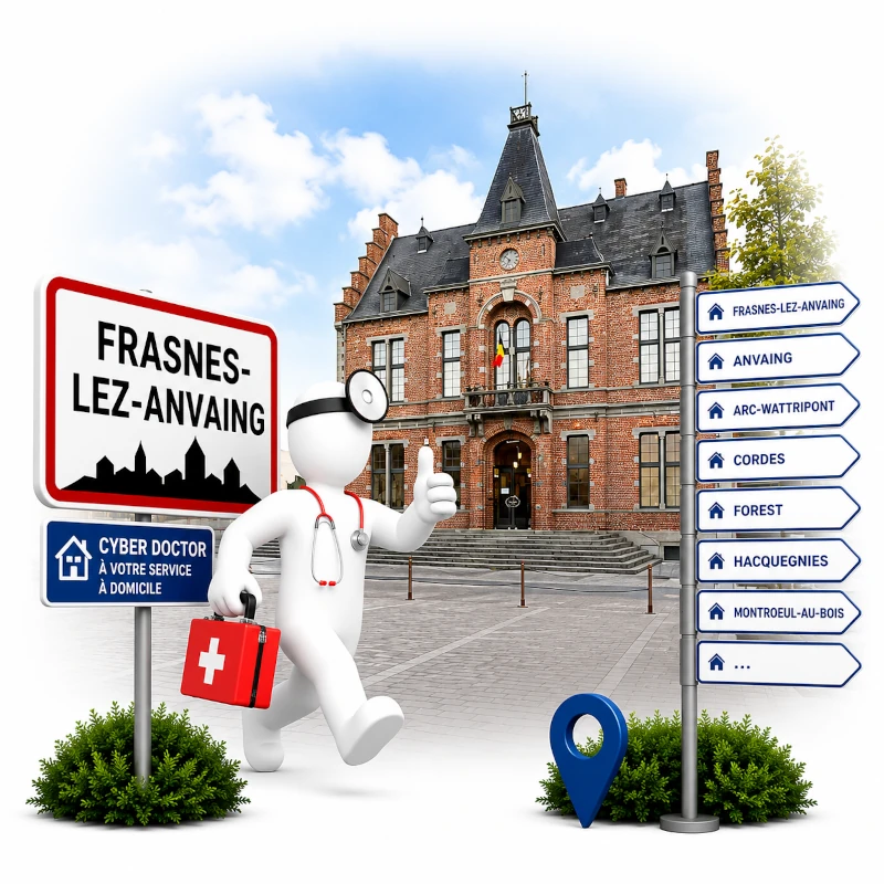 Dépannage informatique à domicile à Péruwlez - CyberDoctor